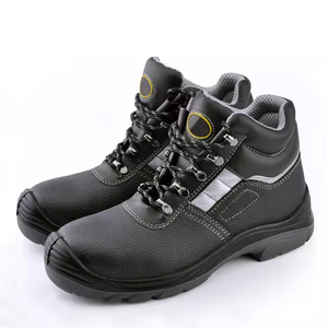 Wholesale Cheap Price <strong>Water</strong> <strong>Proof</strong> Genuine Leather <strong>Men</strong> Work Safety Boots Steel Toe and PU Outsole Safety <strong>Shoes</strong> - Product Image 1