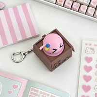 Clavier mécanique Fidget Clicker imprimé en 3D, vente en gros d'usine, logo personnalisé, jouet anti-stress sensoriel, porte-clés