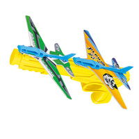 Jeu en plein air personnalisé enfants planeur vol mousse avion poche tir pistolet modèle tir mouche jouet