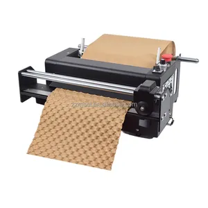 2023 New Eco-friendly 100% Recyclable Automatic Making Pad Cushion Packaging Paper Bubble Wrapping Machine