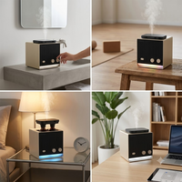 Diffuseur de parfum intelligent à double bouteille, contrôle par application WIFI et Bluetooth, couverture de 300 m², super silencieux, diffuseur d'arômes pour la maison et l'hôtel