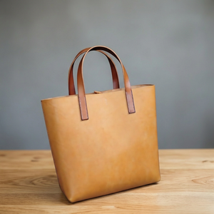 Bolso de Mano Casual de Cuero Genuino para Mujer, de Lujo, Impermeable, con Cierre Resistente, Asas Fuertes y Correa Cruzada, BS International 3L Personalizado - Product Image 2