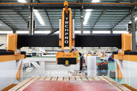 Machine de découpe automatique de pierre avec scie à pont pour la fabrication de marbre, quartz, granit et plans de travail