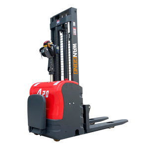 Apilador de Palés de 3 Toneladas, Apilador Hidráulico de <span class=keywords><strong>2</strong></span>.<span class=keywords><strong>5</strong></span> Toneladas, Apilador Eléctrico Autopropulsado de 1500 kg, Mini Apilador Eléctrico - Product Image 2