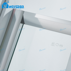 Porte de <span class=keywords><strong>douche</strong></span> carrée en alliage d'aluminium de haute qualité salle de bain salle de <span class=keywords><strong>douche</strong></span> coulissante en verre trempé - Product Image 4