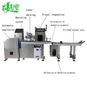 Codeur d'inspection d'emballages avec certification CE, séparation automatique des sacs en papier et film aluminium, machine de détection de défauts de marquage Datamatrix GS1 QR - Product Image 5