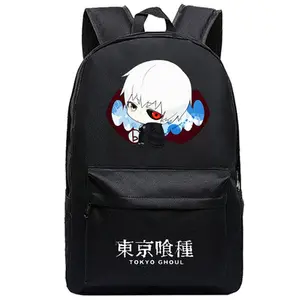 Анимэ Tokyo Ghoul Рюкзак Черный Простые в студенческом стиле школьный рюкзак для девочек-подростков детское большой емкости для мужчин и женщин, рюкзак для путешествий