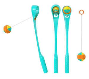 Tương Tác Có Thể Gập Lại PP Chất Liệu 2 Màu Sắc Đồ Chơi Vật Nuôi 12Pcs Điều Khiển Từ Xa Cricket Bat Con Chó Bóng Bóng Mèo Chuột Chạy Túi Du Côn - Product Image 2