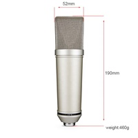 Nouveau design C-87 Microphone à condensateur entièrement métallique de bonne qualité pour l'enregistrement en studio à bas prix