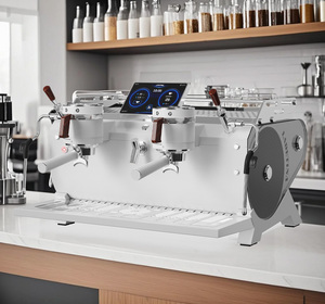 Máquina de Café Espresso Semiautomática Doble Comercial Popular al por Mayor AT2-2 con Pantalla de Datos de Extracción en Tiempo Real que Garantiza la Consistencia - Product Image 1