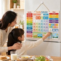 Tableau Cognitif Montessori des Saisons et des Dates, Calendrier Magnétique d'Éveil Précoce pour Enfants