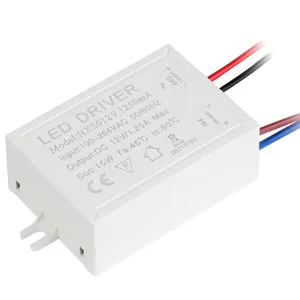 Hoogrenderende Kunststof Behuizing Led Product 12V 60W 48W 36W 24W 18W 12W Led Switching Voeding Sms