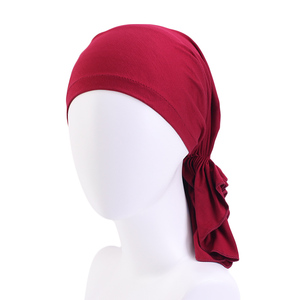 Turbanti e Bandane Pre-Annodate in <span class=keywords><strong>Cotone</strong></span> di Bambù per Donne - Product Image 3