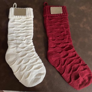 Cá Quy Mô Phong Cách 18 "Mô Hình Dệt Kim Giáng Sinh <span class=keywords><strong>Stocking</strong></span> Lớn 46Cm Treo Vớ Giáng Sinh Vớ Với Giả Da Các Bản Vá Lỗi - Product Image 4