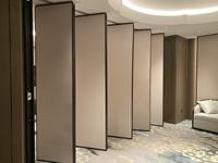 Cloison mobile moderne pliable pour hôtel, salle de banquet, salle d'exposition, salle de réunion, cadre en aluminium, tissu insonorisant