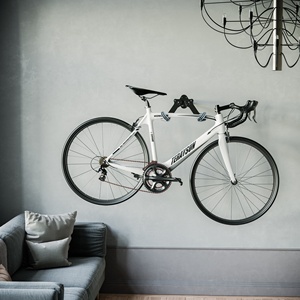 Di alta qualità in alluminio orizzontale scaffale di stoccaggio per 1 bici <span class=keywords><strong>da</strong></span> strada sicuro gancio di supporto per bici per uso domestico Garage - Product Image 6
