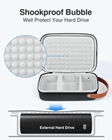 Портативный защитный чехол для жесткого диска Seagate Expansion HDD, кабеля USB и адаптера питания от производителя