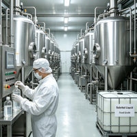 Approvisionnement direct usine : Solution liquide de sorbitol 70% E420, alcool de sucre de qualité alimentaire, humectant pour boulangerie, confiserie et dentifrice