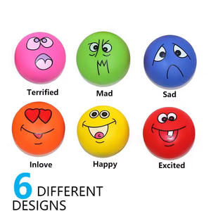 Нетоксичная латексная скрипучая игрушка для собак с индивидуальными мультяшными лицами - Product Image 4