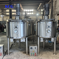 Cuve de mélange électrique chauffante en acier inoxydable, cuve de mélange pour sauces alimentaires, cuve pour ingrédients de boissons