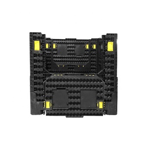 plastic industrial storage box & bins food crates with lid