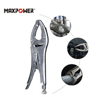 MAXPOWER Pince de verrouillage à mâchoires incurvées 250mm pour le travail du bois 4 positions 10 pouces