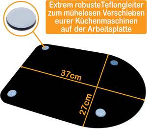 Tablero deslizante para <span class=keywords><strong>Thermomix</strong></span> TM5/TM6 Tablero deslizante acrílico Premium Soporte móvil y seguro sin esfuerzo - Product Image 3