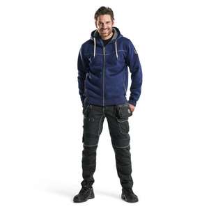 BLAKLADER-Sudadera con capucha 493325148900XXXL con forro de pelo Azul marino-EAN 7330509515860 WORK HOODIES - Product Image 3