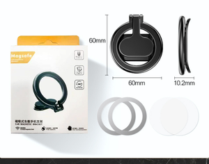 Soporte Magnético para Teléfono con Anillo para Volante, Plegable, para Superficies Curvas, Ajuste Firme, Compatible con Carreteras con Baches, Gran Venta 2025 - Product Image 6