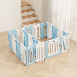 Multiformato personalizzabile per animali domestici recinzione per interni animali da cortile gioco Pet Pet box in plastica con cancello - Product Image 5