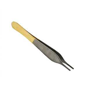 Pince à tissu Adson pince à épiler chirurgicale pointe dentelée CE ISO approuvé Offres Spéciales acier inoxydable nouveaux instruments haut - Product Image 1