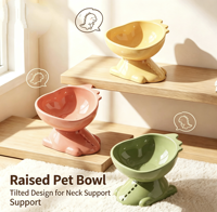 Bol surélevé pour chat, design Dragon, protection du cou, grande ouverture, pour aliments et eau, pour chats et chiens, vente en gros