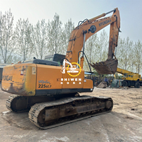 Excavatrice Hyundai R225-7 d'occasion d'origine coréenne en parfait état de marche, excavatrice d'occasion 210W-7 210W-9 en bon état