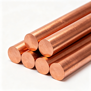ผู้ผลิตจีน เส้นทองแดงกลม T2 สีแดง ขนาดเส้นผ่านศูนย์กลาง 5-120 มม. ทองแดงรีดร้อน สำหรับวัตถุดิบหม้อแปลงและบัสบาร์ - Product Image 2