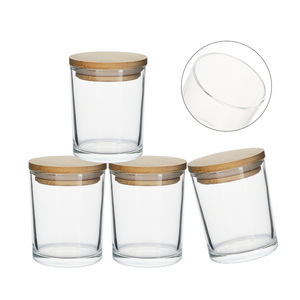 ภาชนะบรรจุเทียนแก้วเปล่าใสขนาด200มล. ภาชนะสำหรับทำเทียนบรรจุภัณฑ์ตกแต่งบ้านสมัยใหม่เป็นมิตรกับสิ่งแวดล้อม - Product Image 2