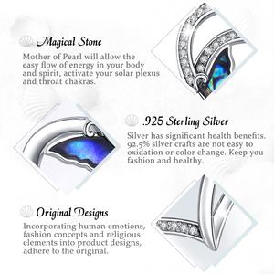 925 sterling silver delle donne farfalla blu cubic zirconia amore cz del pendente del <span class=keywords><strong>cuore</strong></span> della <span class=keywords><strong>collana</strong></span> - Product Image 5