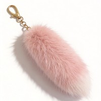 Breloque de sac en fausse fourrure style renard, pendentif pour cartable, poupée de dessin animé et accessoire porte-clés de voiture, style Japon et Corée du Sud
