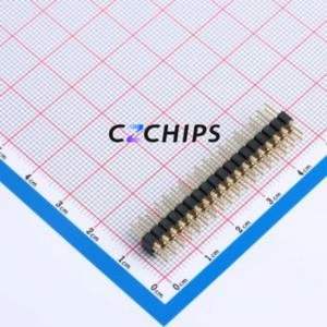 XDZ254C-2-18-Z-3.0-G1 Pin Header Through hole Component (THT),P=2.54mm Connector 2x18P 2.54mm 2.54mm Round Pin - Product Image 2