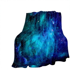 Manta Jacquard Levens Galaxy Space para mujeres, niñas y niños, con estampado de ciencia ficción, decoración del hogar, ropa de cama suave y acogedora, 100% para invierno - Product Image 4