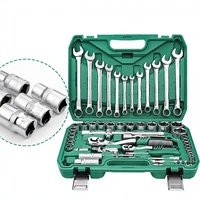 Juego de Herramientas Automotrices de Grado Industrial y Estándar, 46-216 Piezas, Juego de Llaves de Tubo CR-V, Caja de Herramientas para Reparación de Garajes, Venta al Por Mayor, Personalización OEM