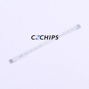 JS05A-10P-100-4-8 FFC Cable (Flexible Flat Cable) P=0.5mm Connector 10P 0.5mm 0.3mm Non-Inverting - Product Image 1