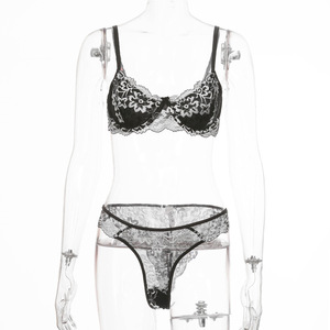 2020 nuevo damas flores reunir sexy traje de las mujeres sexy ropa interior traje de dos piezas - Product Image 5