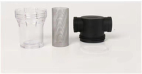 Saringan Air Pompa Inline Portable Bahan Stainless Steel 304 Ukuran 1 Inci 100 Mesh untuk Irigasi