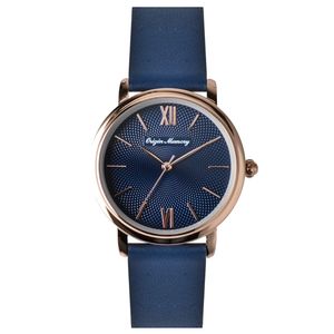 Reloj de Lujo para Mujer con Cuarzo, Nuevo Diseño, Correa de Cuero, Caja de Aleación, Esfera de Cristal de 38 mm, Movimiento de Agujas, Resistente al Agua - Product Image 1