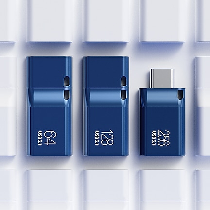 SAMSUNG 128GB Type-C U Disk Simple High-speed Portable Reading Speed 400MB/s MUF-128DA/APC Memory Disk Stick for Student Office