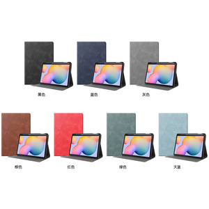 Per <span class=keywords><strong>Samsung</strong></span> Tab <span class=keywords><strong>S6</strong></span> <span class=keywords><strong>Lite</strong></span> custodia in pelle 10.4 pollici motivo vacchetta supporto anteriore penna P615 custodia per <span class=keywords><strong>Tablet</strong></span> - Product Image 3