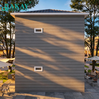 Casa Prefabricada de Contenedores Estilo Americano con Triple Conexión Akay ODM, Paneles Sándwich, Estructuras Modulares de Acero Prefabricadas
