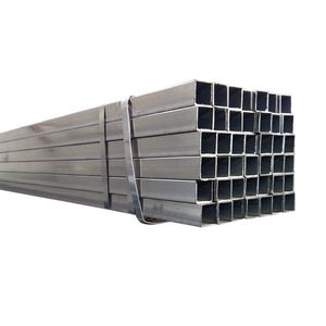 Q195 Q235 Q345 0,8mm 0,9mm 1mm 1,2mm Espesor Tubo cuadrado galvanizado Gi por inmersión en caliente - Product Image 1