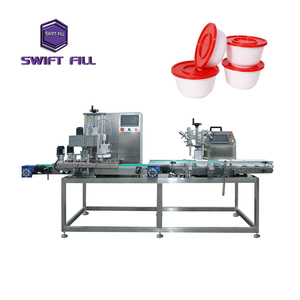 Factory Customized Semi-Automatic Plastic Bowl Capping Integrated <strong>Machine</strong> for Food Processing Pure Water High Productivity - Product Image 5
