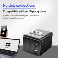 Imprimante thermique de bureau Milestone MHT-P80A 80 mm USB/WiFi pour l'impression de reçus, factures et tickets de caisse dans les secteurs de la vente au détail et de la restauration, en stock